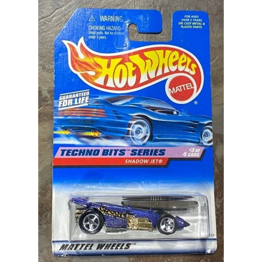 Hot Wheels Techno Bits Series Shadow Jet Racer 1:64 Diecast